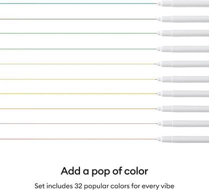 Cricut Joy™ Fine Point Pen Set, 0.4 Mm (32 Ct)
