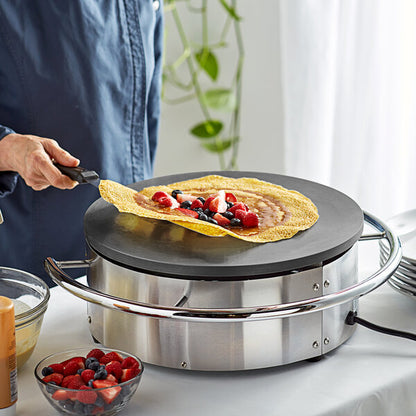 Carnival King TCMPT16A 16" Round Portable Non-Stick Crepe Maker - 120V