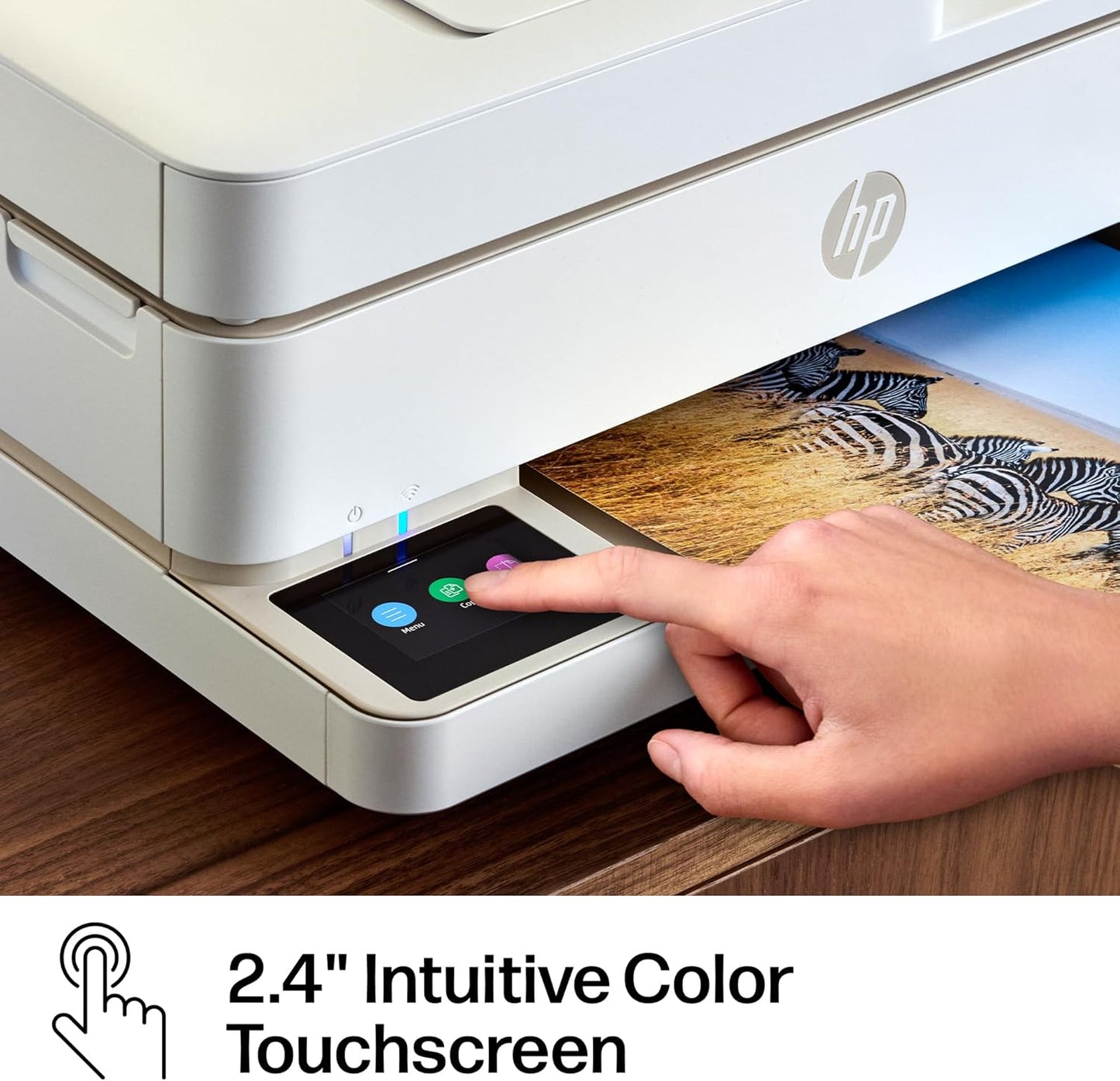 HP Envy 6555 Wireless All-In-One Color Inkjet Printer, Print, Scan, Copy, Duplex Printing Best-For-Home, 3 Month Trial of Instant Ink Included, Ai-Capable (C2XR6A) Portobello