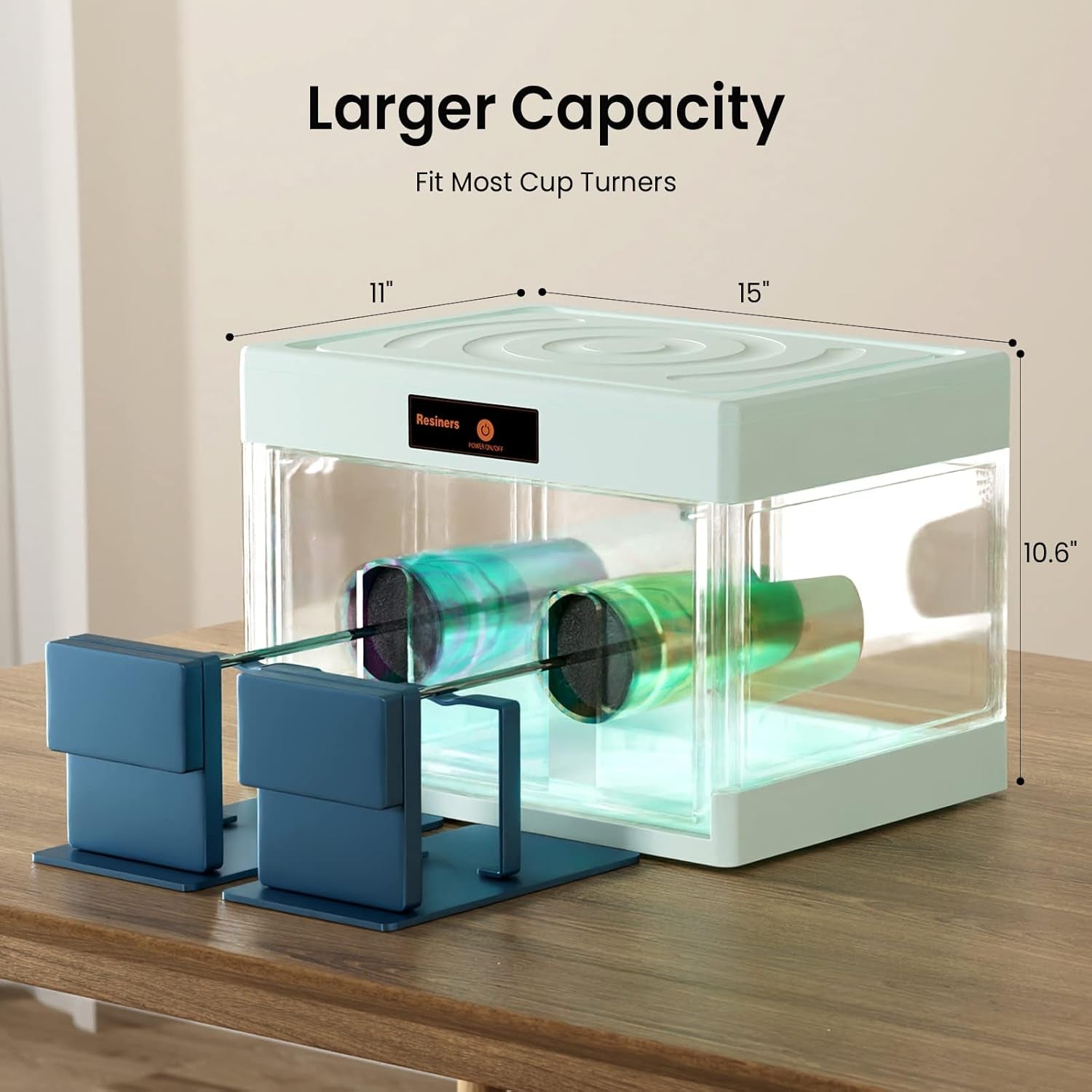 Resin Dryer for Cup Turner, 1 Hour Tumbler Craft Finished, Epoxy Resin Curing Machine for Cup Turners for Tumblers, Resin Tools for Fast Drying
