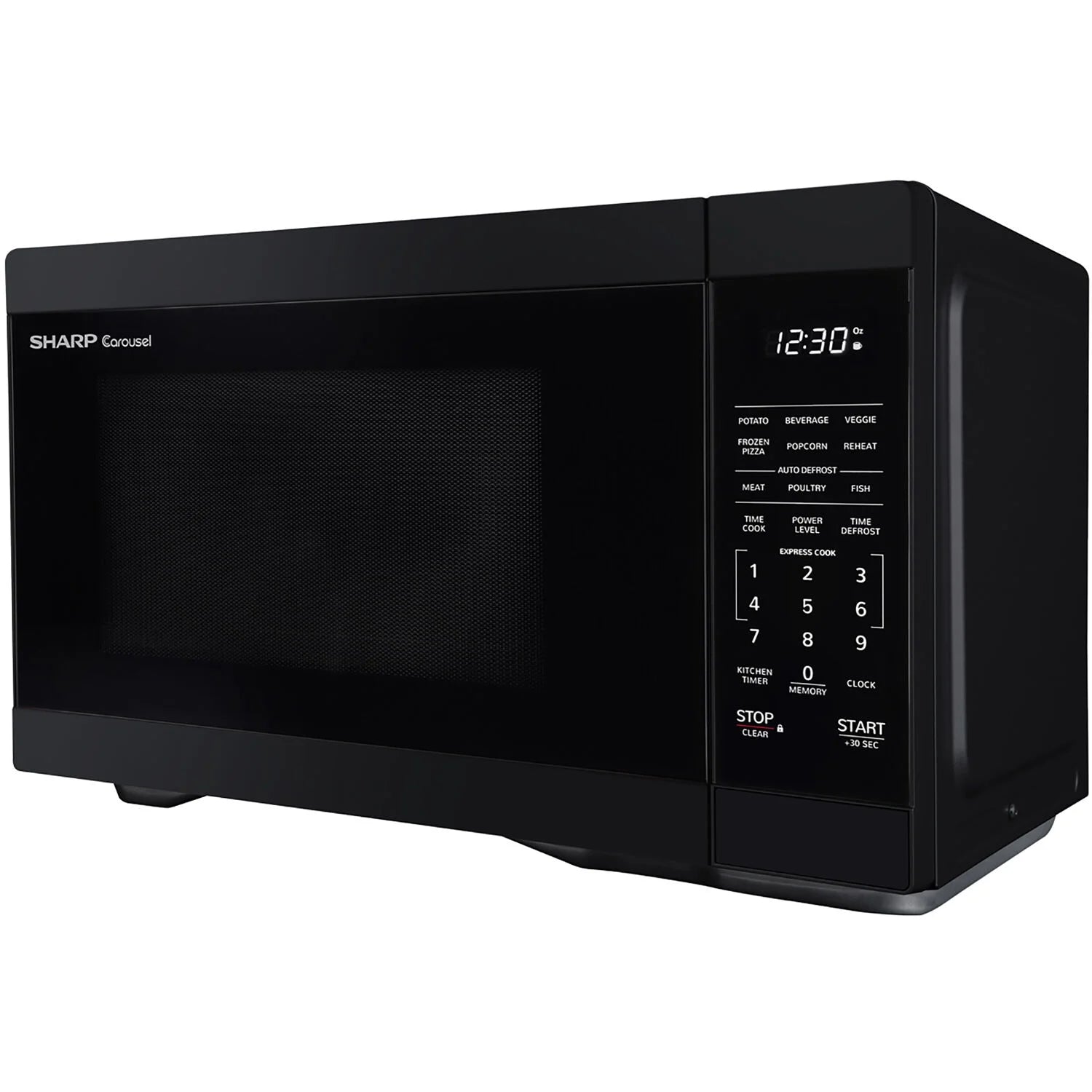 1.1-Cu. Ft. Countertop Microwave Oven in Black