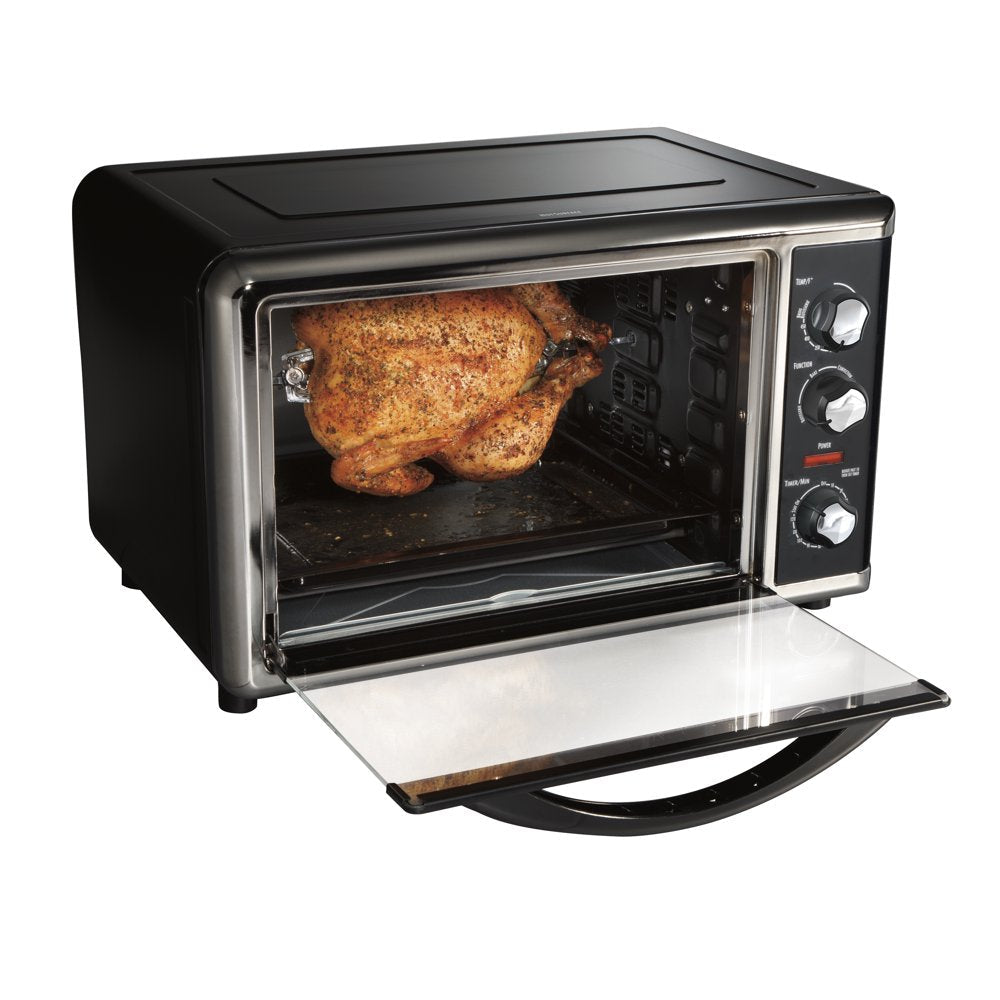 Countertop Oven with Convection and Rotisserie, Baking, Broil, Extra Large Capacity, Silver, 31100D