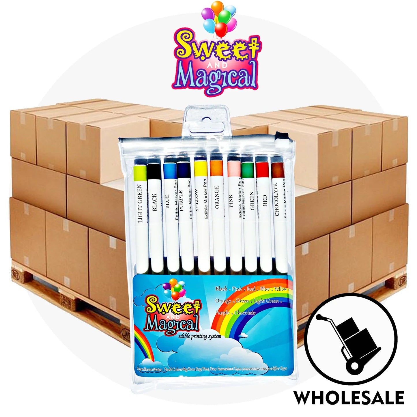 Edible Ink Markers - Box of 12 Set