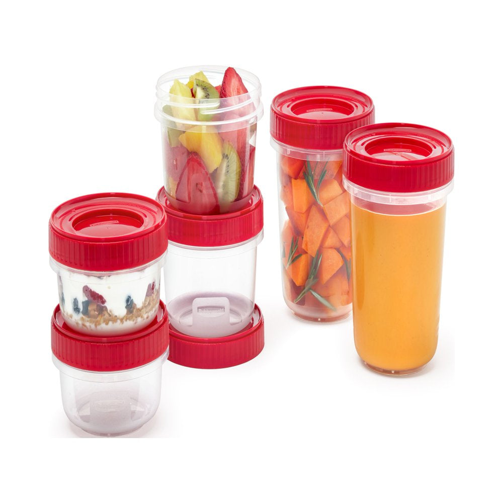 Takealongs 12 Piece Food Storage Set, Red