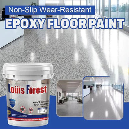 High Gloss Non Slip Epoxy Floor Coating Long Lasting Paint like Finish for Multiple Surfaces