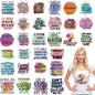 Funny Iron on Transfers for T-Shirts, 30 Pcs Funny DTF Transfers Ready to Press, Sarcasm Quotes Iron on Decals, Humorous Heat Transfer Vinyl for Bag Pillow Clothing