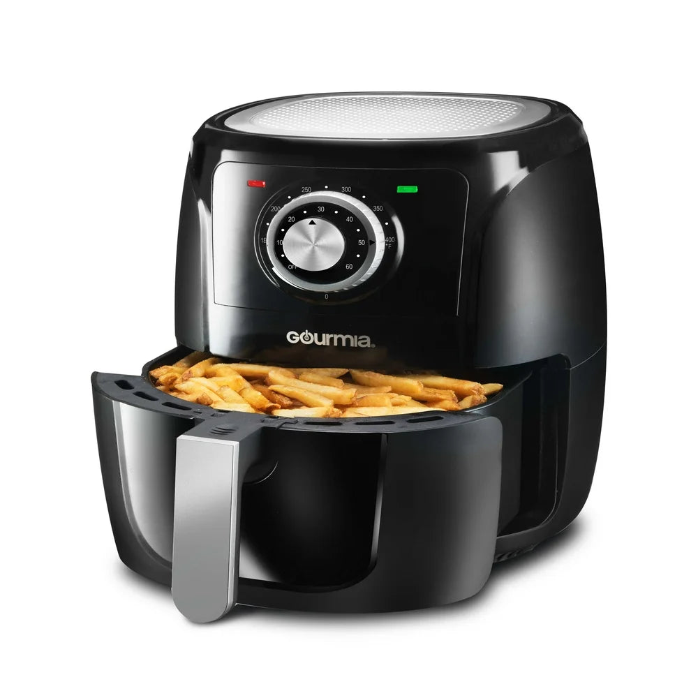 5-Qt Air Fryer with Nonstick Dishwasher Safe Basket, Black, 13.1 H, New