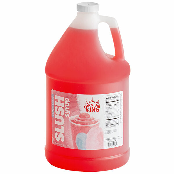 Carnival King 1 Gallon Blue Raspberry Slushy 5:1 Concentrate - 4/Case