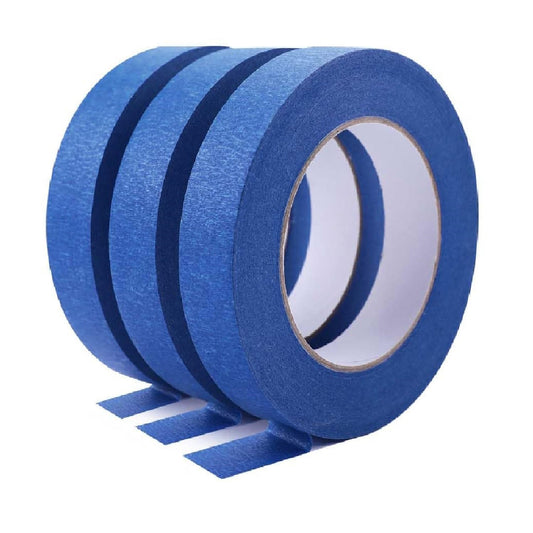 Blue Painters Tape - 1 Inch X 60 Yards X 3 Rolls Masking Tape, Multi-Surface Painters Tape, Paint Tape for Wall, Painting, Craft, Art Supplies, Clean Release Painter'S Blue Tape