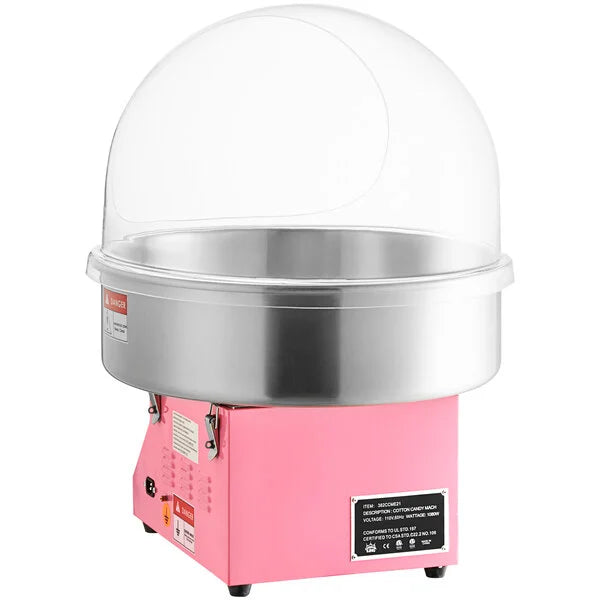 Carnival King CCME21 Cotton Candy Machine with 21" Stainless Steel Bowl and Floss Bubble