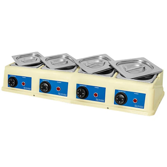 Sephra 09.SC4X1.5L Quadruple Chocolate Melter 1.5 Liters - 120V, 320W