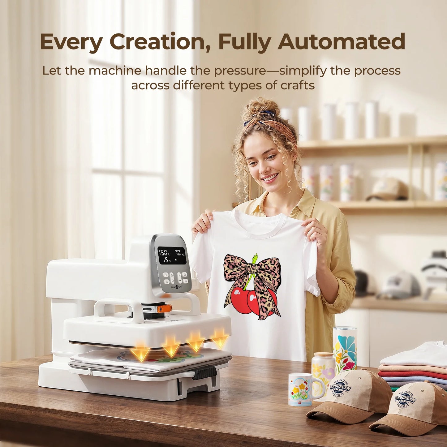 【Pre-Order】 HTVRONT A100 Auto Multi Heat Press