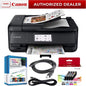 Canon Pixma Tr8620A Wireless All-In-One Printer for Home Office W/ Copy, Scanner, Fax, Mobile Print Photo Printing Bundle with DGE USB Cable + Small Business Software Kit | Official Canon Partner