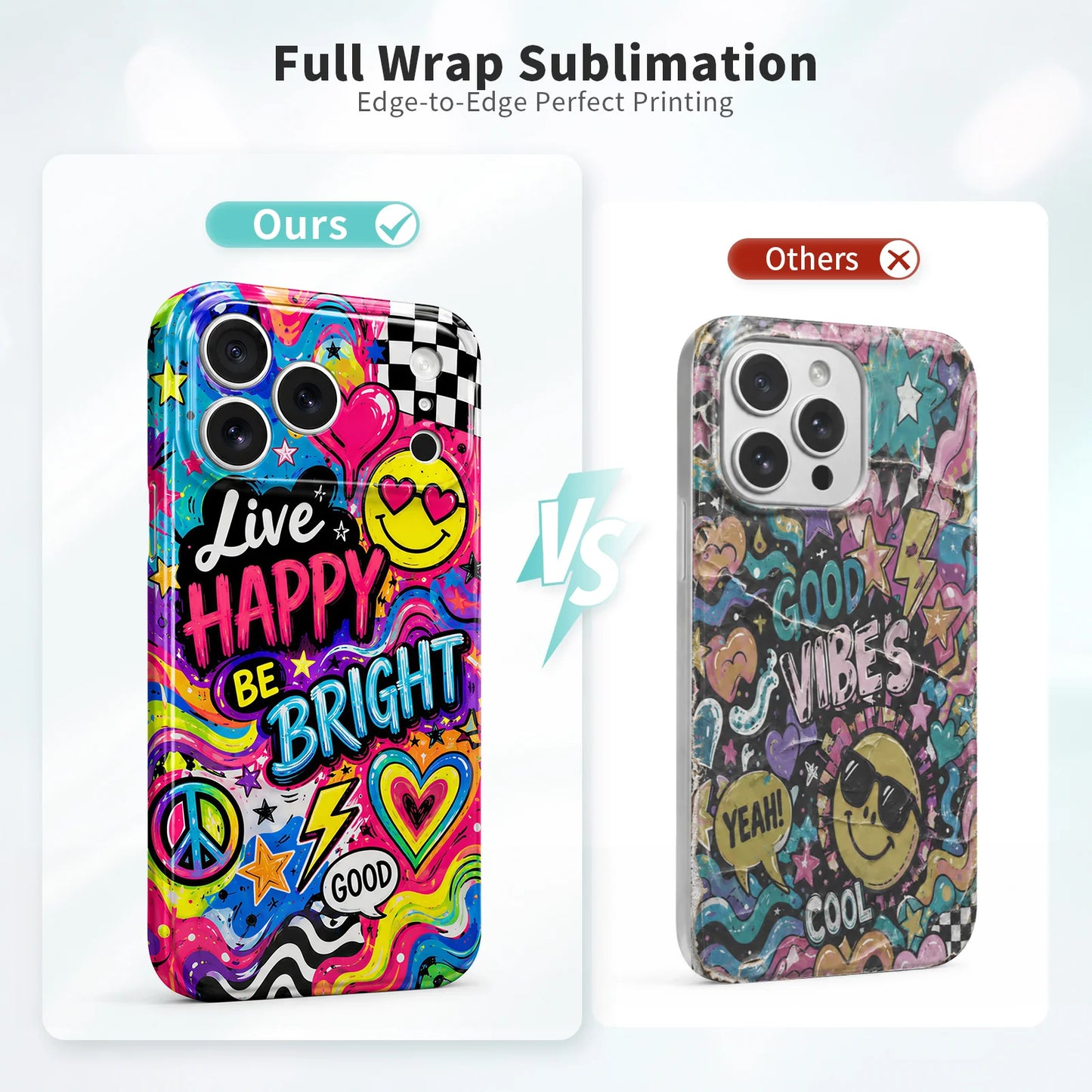 3D Iphone Case Kit with 1 Pack 3D Printing Metal Mold Iphone Cover Tool and 8 Pack Blank Sublimation Phone Case for Iphone(Ship from China)