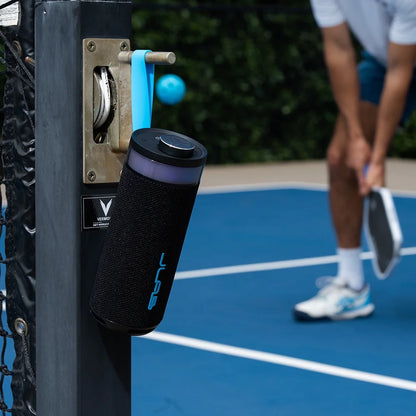 GO Party Speaker - Black; Bluetooth Portable Speaker with RGB Lighting, 10W