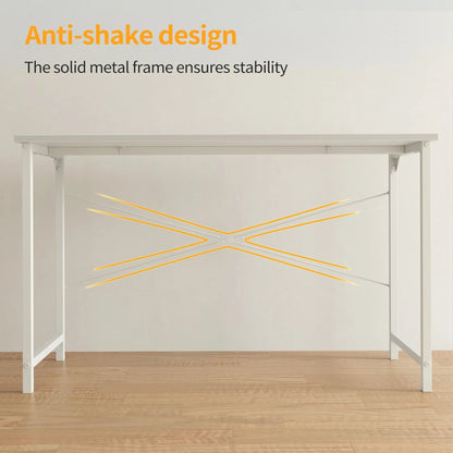 32 Inch Computer Desk, Small Home Office Desk for Small Spaces, Modern Simple Style for Home Office Study, Perfect for Students and Adults, White