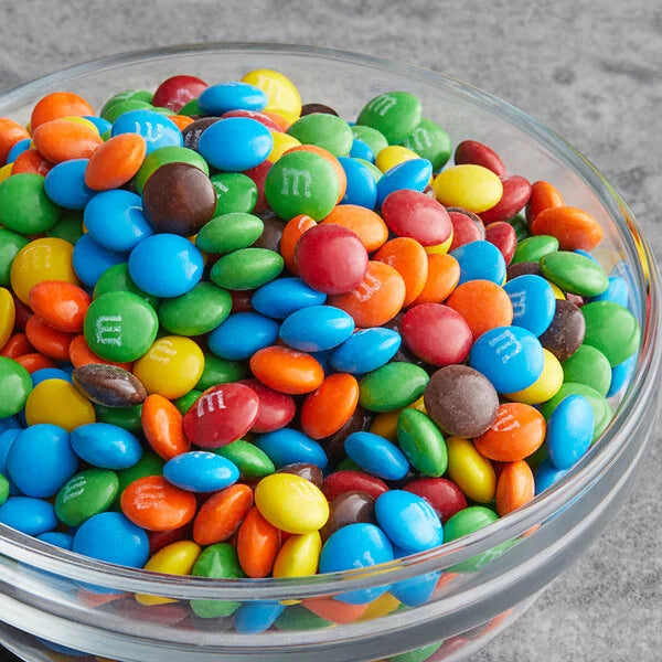 M&M's® Milk Chocolate Mini Bits Topping - 25 lb.