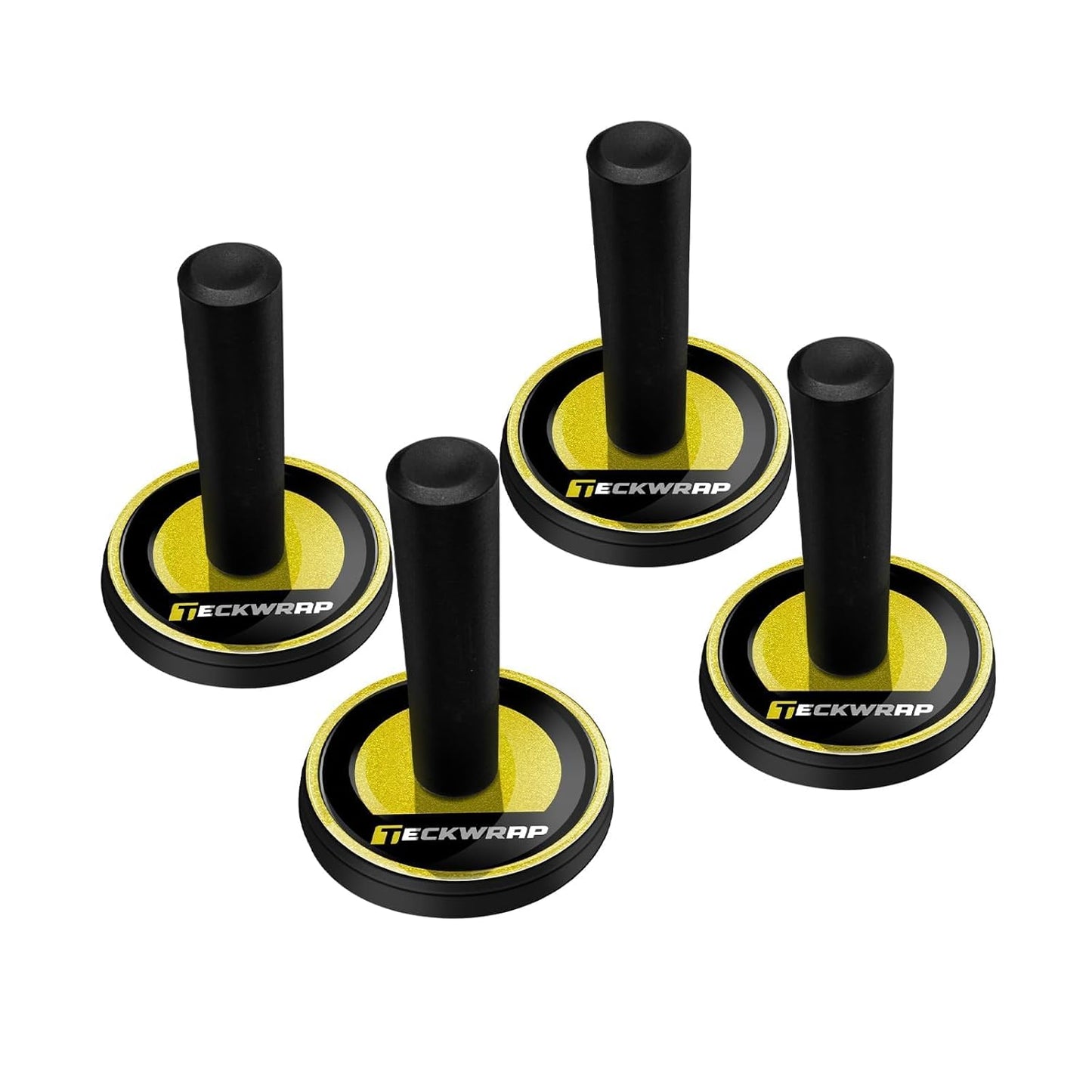 Vinyl Wrap Magnets – 4 Pack Car Wrap Positioning Magnets with Strong Magnetic Grip and Rubber Base – Non-Scratch Magnet Tool for Vinyl Film, Decals, Signs & Wrapping