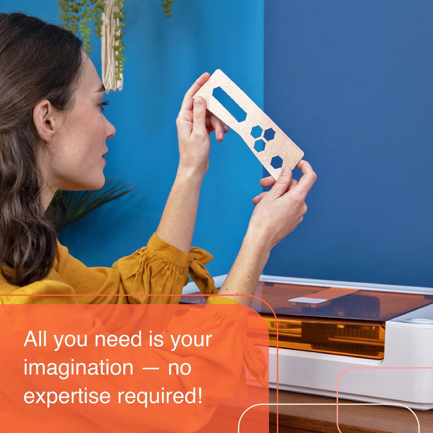 Spark 3D Printer Craft Laser Engraver and Cutter Machine, Compatible with Mac & PC, Works with Wood, Acrylic, Leather