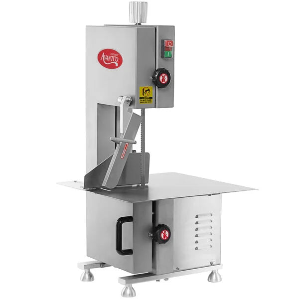 Avantco EMBS65SS 65" Butcher Blade Stainless Steel Countertop Vertical Band Meat Saw - 1 hp, 120V