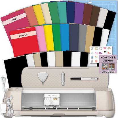 Cricut Maker 4 Vinyl and Iron-On DIY Project Bundle