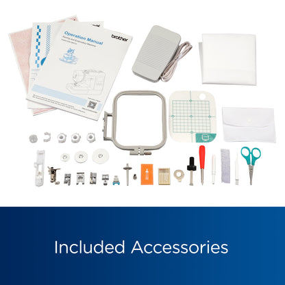 SE725 Sewing and Embroidery Machine with Artspira App, 50 Free Designs