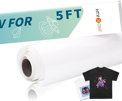 HTVRONT Sublimation HTV for Dark Fabric/Light Fabric - Matte Sublimation Vinyl 12" X 5FT - Sublimation Blanks for Sublimation Shirts/Bag/Hat/Pillow