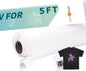 HTVRONT Sublimation HTV for Dark Fabric/Light Fabric - Matte Sublimation Vinyl 12" X 5FT - Sublimation Blanks for Sublimation Shirts/Bag/Hat/Pillow