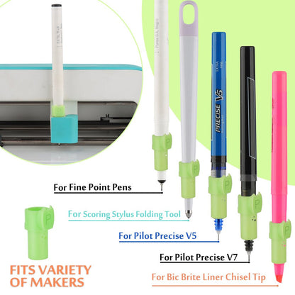 Pen Adapter Accessories Tool Set for Cricut Joy/Joy Xtra Cutting Machine,Compatible with (Sharpie/Pilot/Bic/Um153/Cricut) Pens