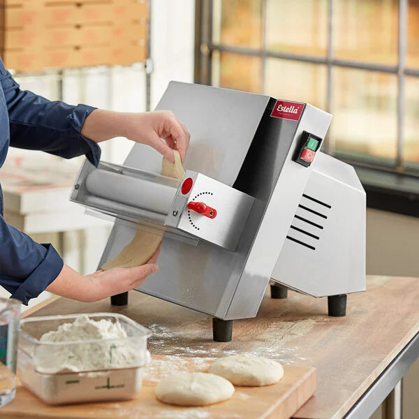 Estella EDS12S 12" Countertop One Stage Dough Sheeter - 120V, 1/2 HP