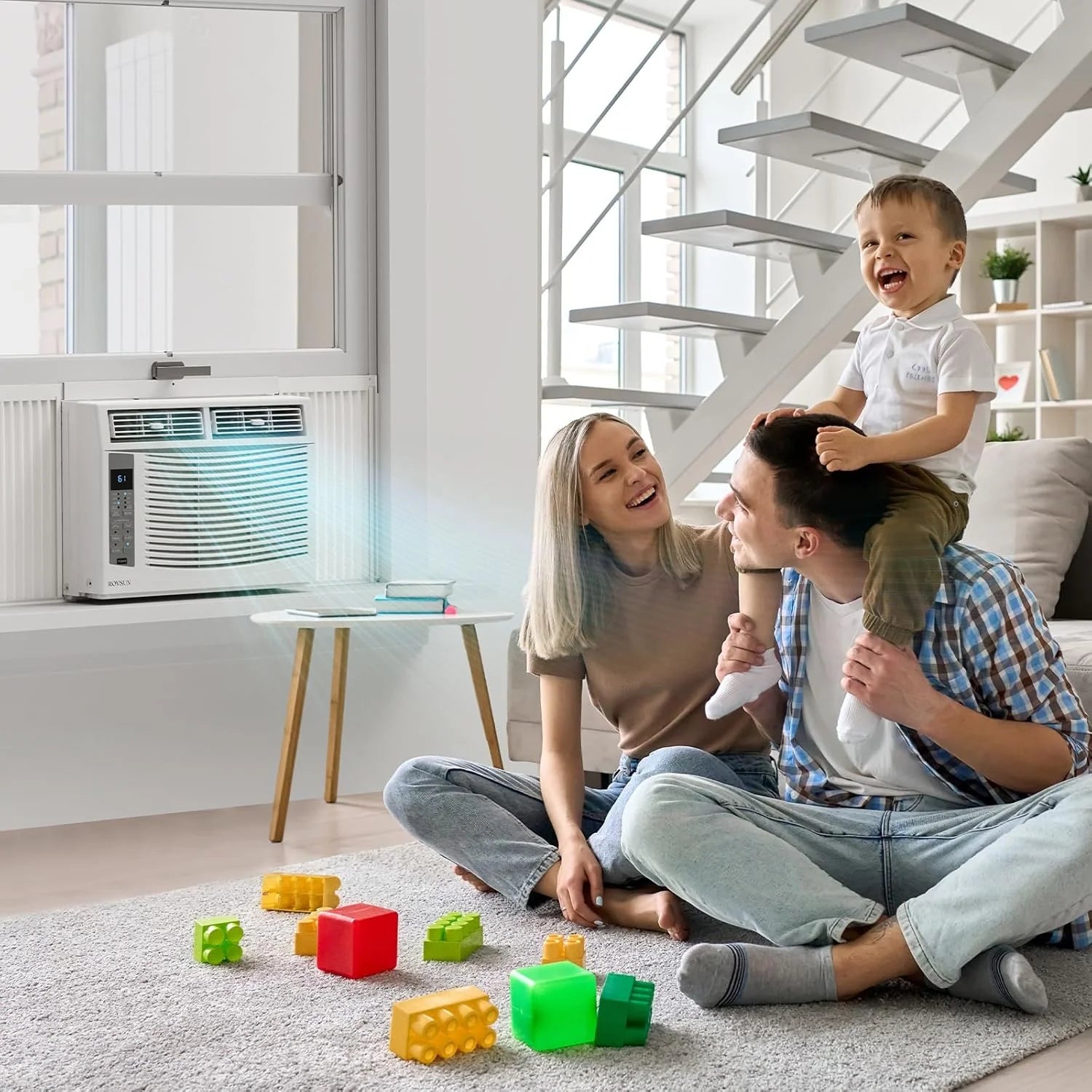 6000 BTU 250 Sq Ft Window Air Conditioner, White