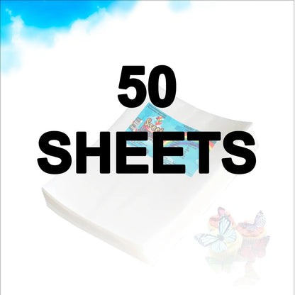 Premium Wafer Sheets (50 Sheets)