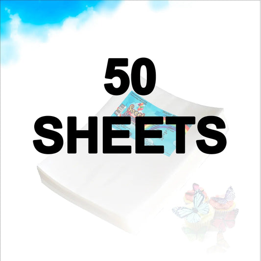 Premium Wafer Sheets (50 Sheets)