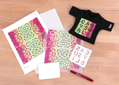 Siser Easysubli HTV - Printable Sublimation Heat Transfer Vinyl - 10 Sheets of Easysubli (8.4"X11") and 10 Sheets of Easysubli Mask (8"X10")