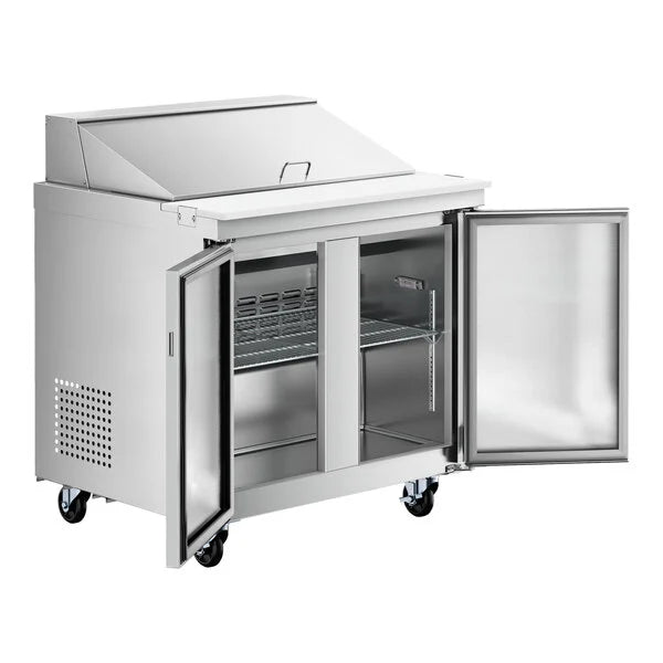 Avantco APT-36-HC 36" 2 Door Refrigerated Sandwich Prep Table