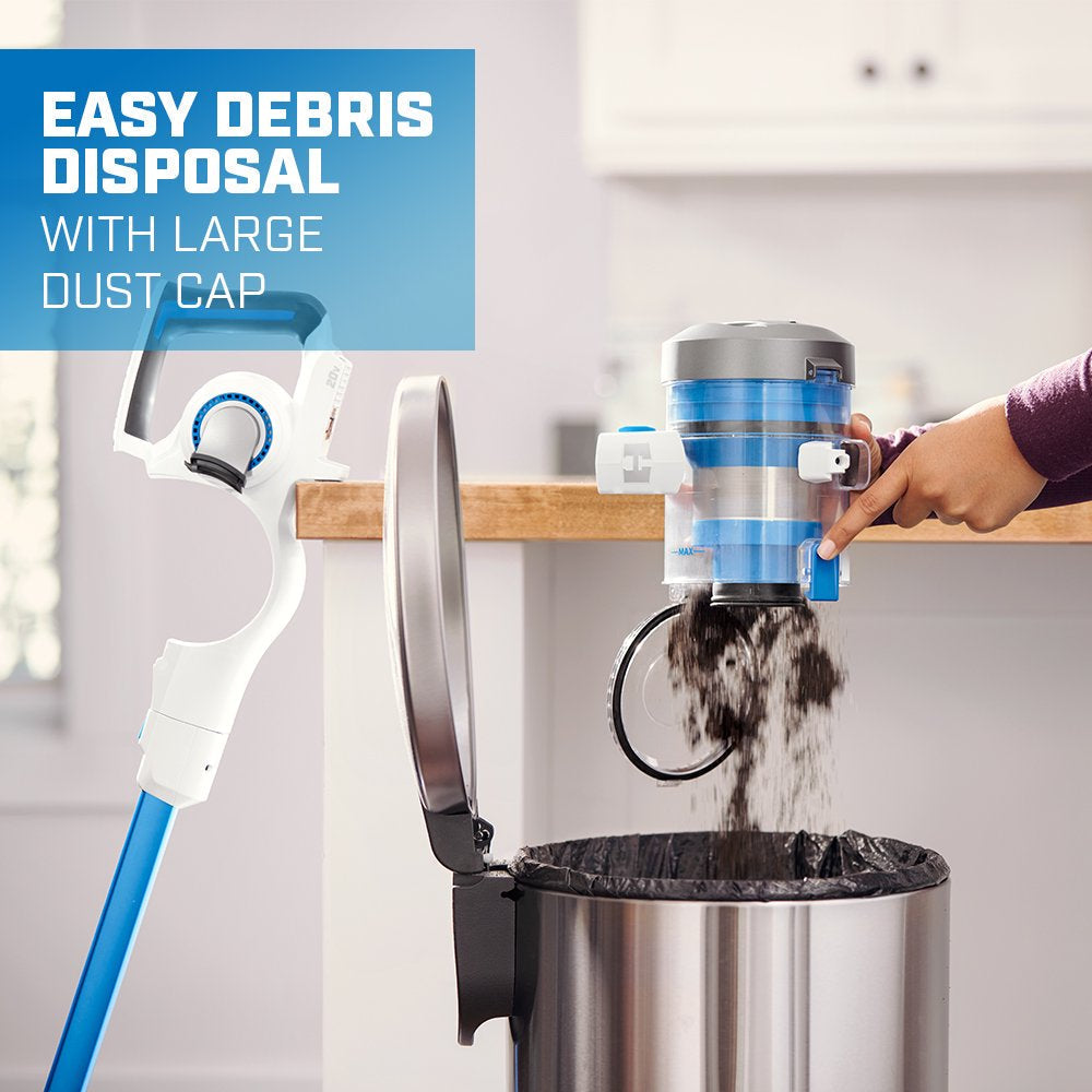 20-Volt Cordless Stick Vacuum with Brushless Motor Technology, (1) 4.0Ah Lithium-Ion Battery