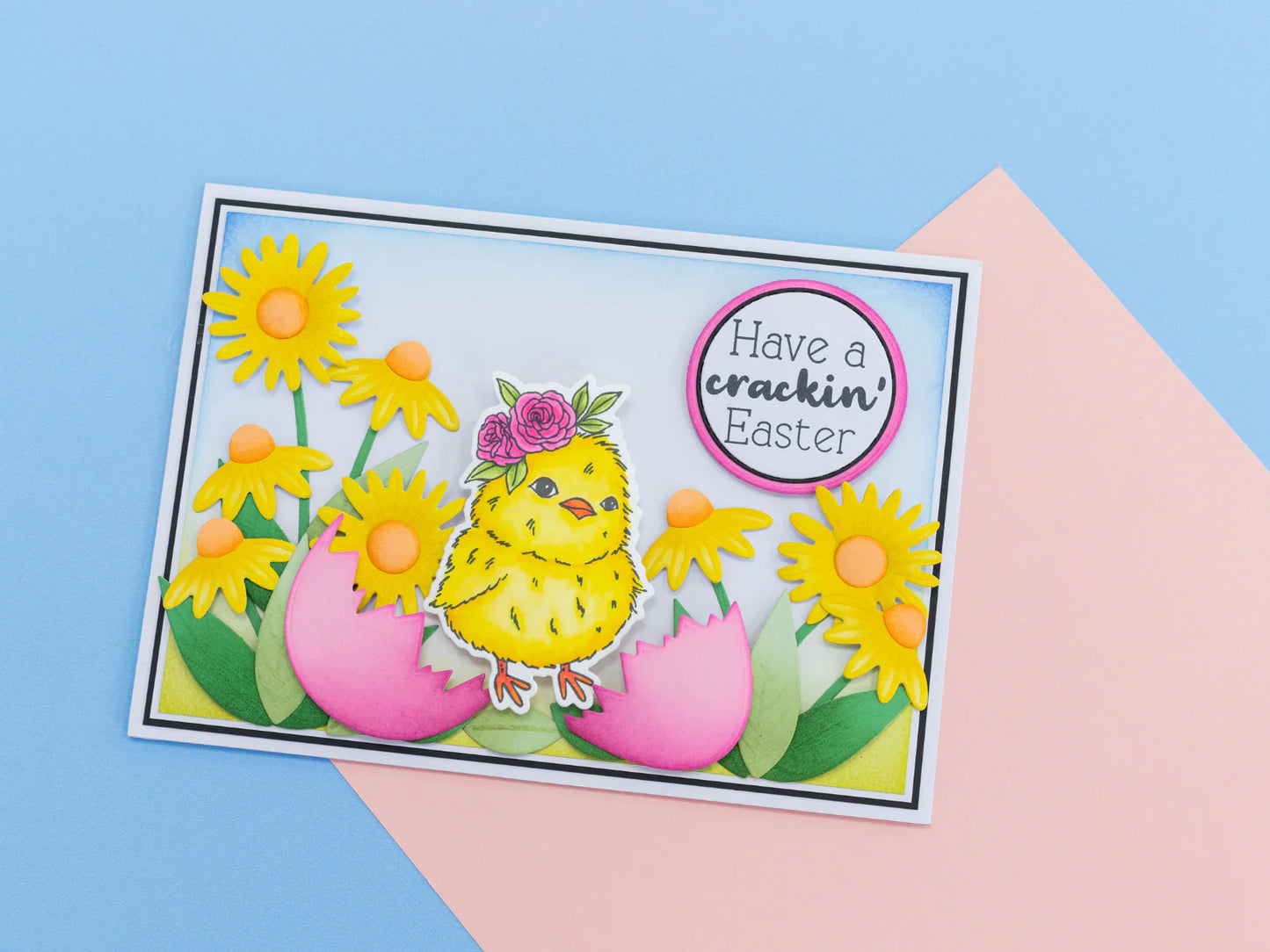 Crafter'S Companion Easter Collection Stamp & Die - Cute Easter Friends