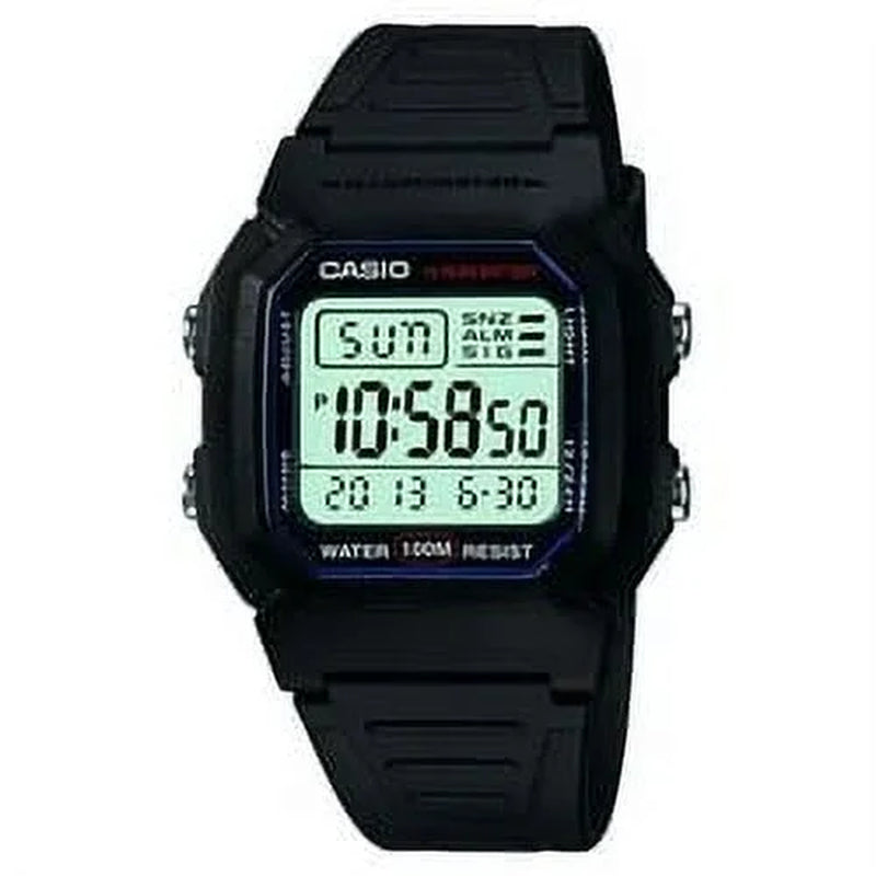 Adult Men'S Classic Digital Sport Watch with Resin Band W800H-1AV