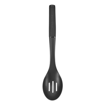 4-Piece Plastic Kitchen Utensil Set Includes Spoon, Turner, Pasta Fork, and Spatula