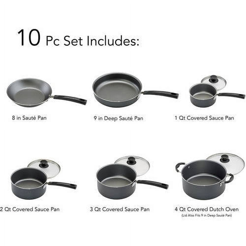 Primaware Non-Stick Cookware Set, 10 Piece