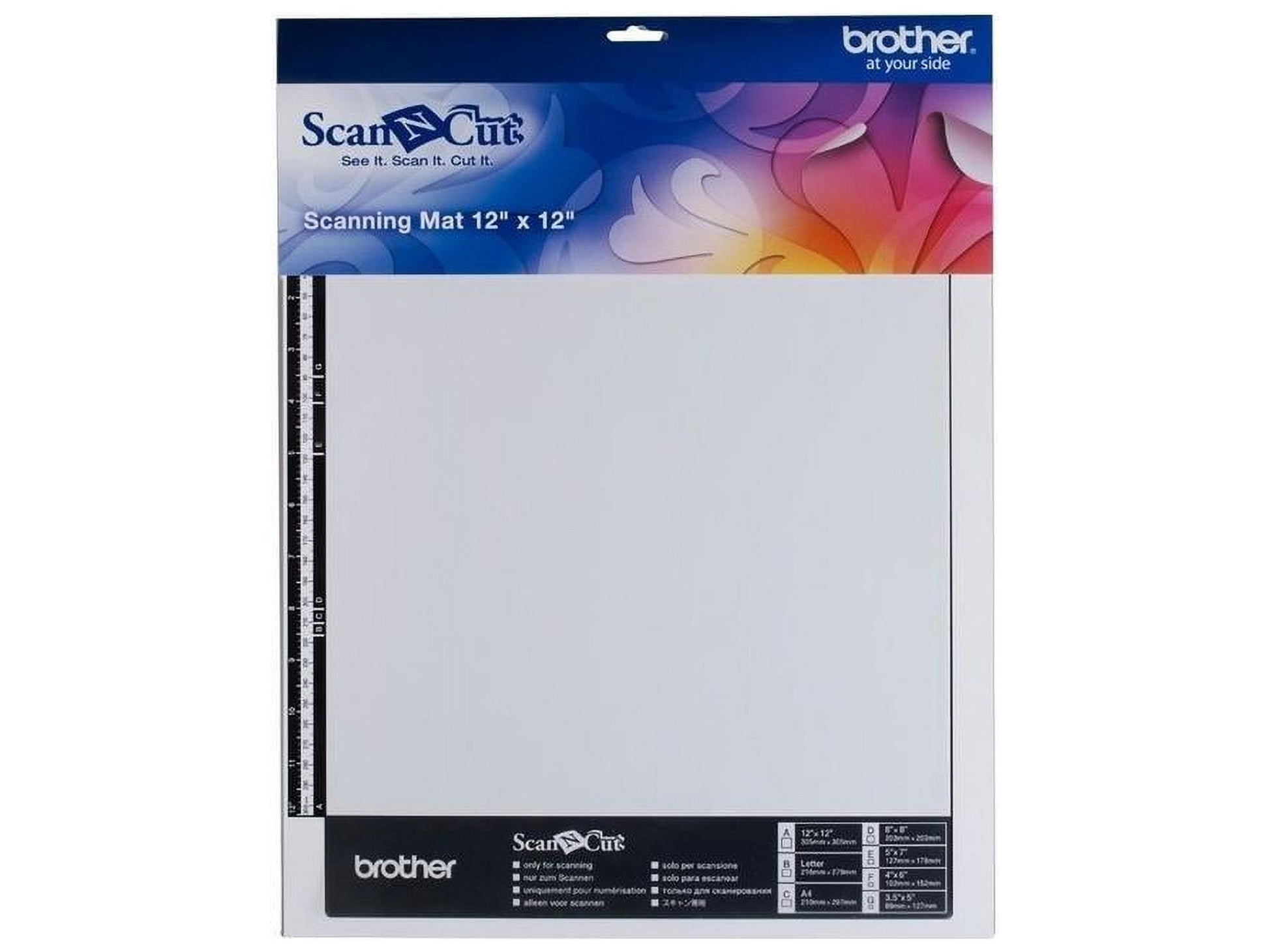 Scanncut Mat CAMATS12, 12" X 12" Scanning Mat, Non-Tack to Convert Materials into Custom Designs ( Packaging May Vary )