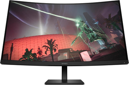 HP OMEN 32C QHD 165Hz Curved Gaming Monitor, QHD Display (2560 X 1440), VA Panel, 99% Srgb, 90% DCI-P3, 16:9, AMD Freesync Premium Technology, 32C (2023)