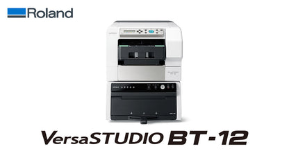 Roland Versa Studio BT-12 Direct to Garment Printer and HB-12 DTG Finisher +ink