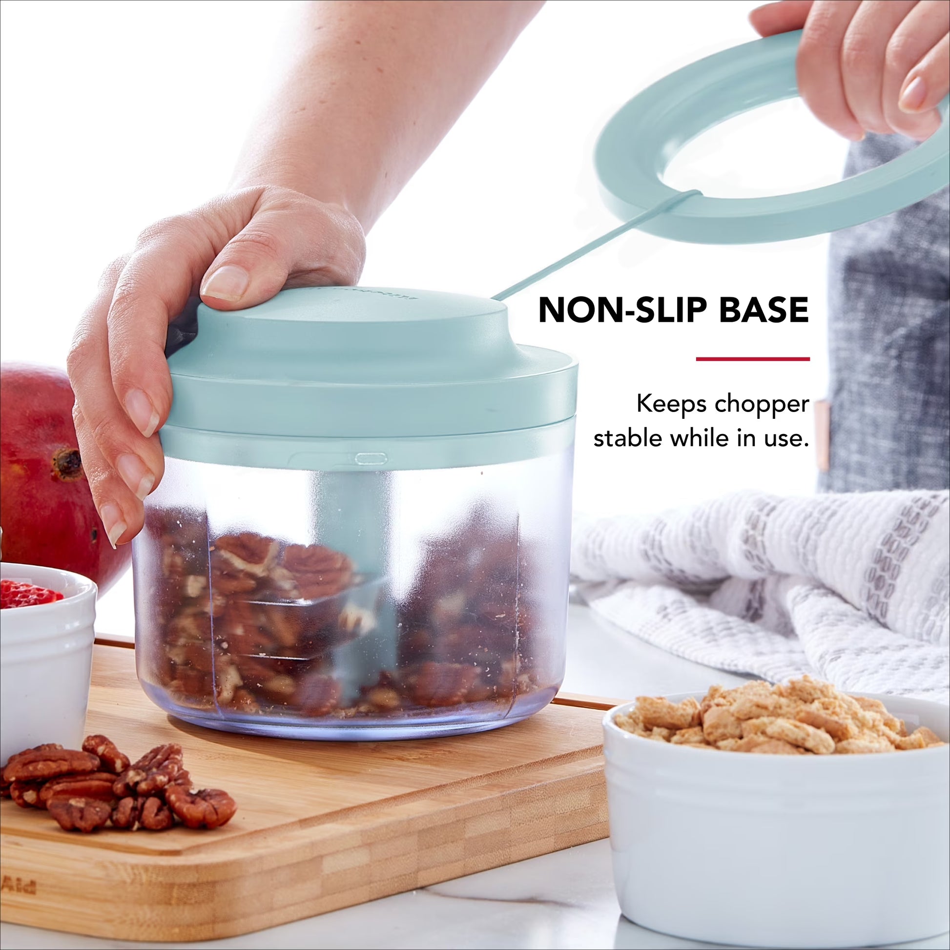Manual Pull Food Chopper and Processor, Mineral Water