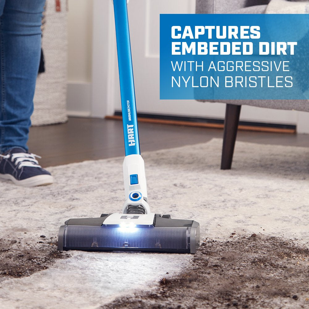 20-Volt Cordless Stick Vacuum with Brushless Motor Technology, (1) 4.0Ah Lithium-Ion Battery