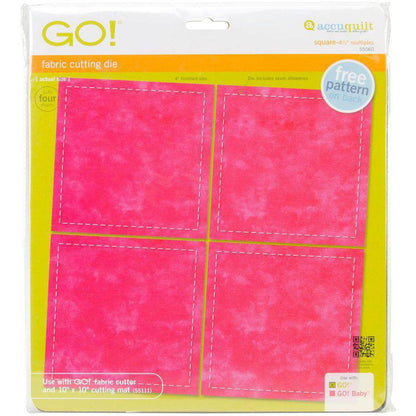 GO! Square 4-1/2" (Multiples) Fabric Cutting Dies