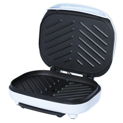 Brentwood TS-605 Non-Stick 750W Indoor Electric Contact Grill, White