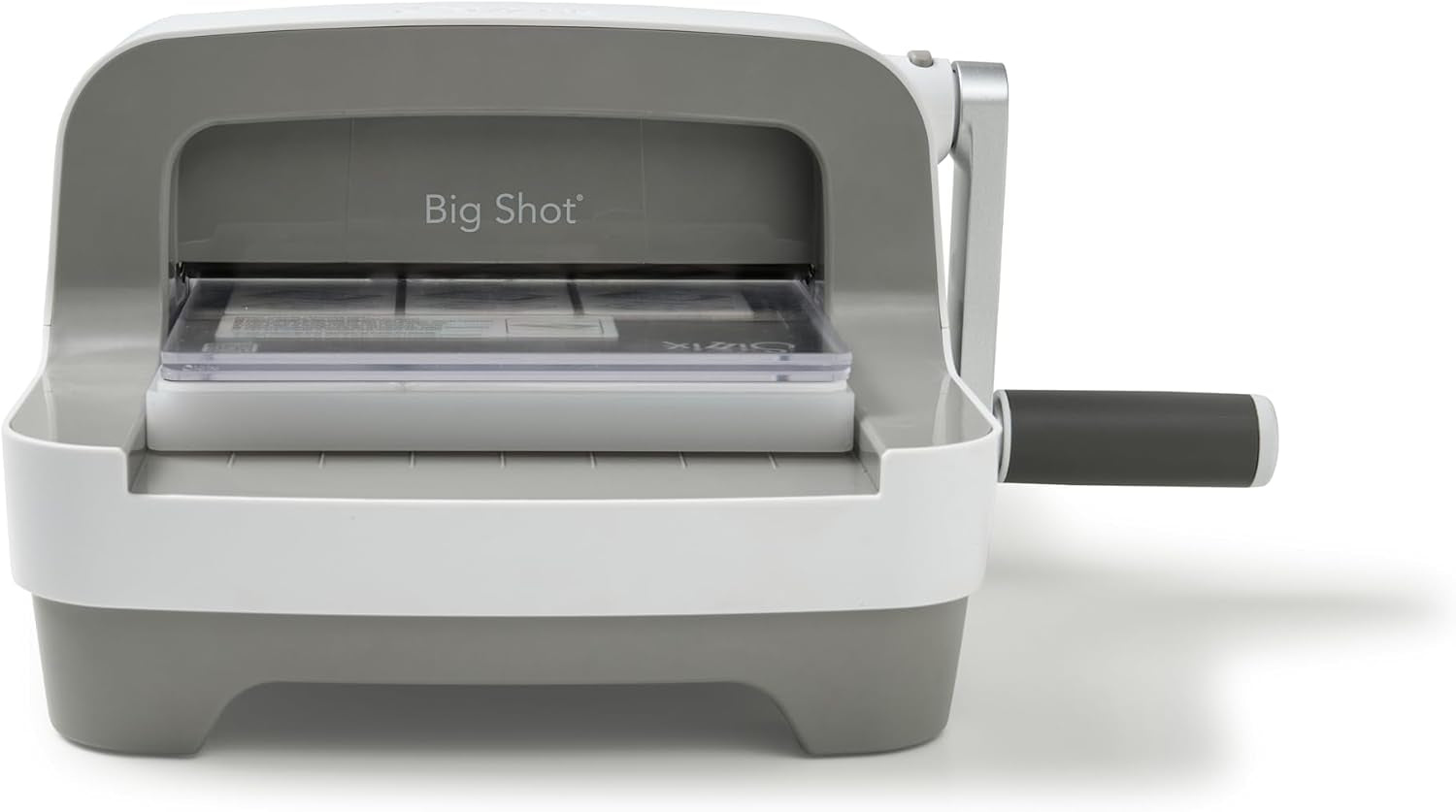 Sizzix Big Shot Machine with Starter Kit, 6" Die-Cutting and Embossing Machine with Cutting Dies, Embossing Folder and Cardstock