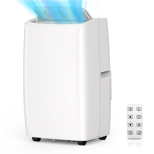 Portable Air Conditioner 14000 BTU for Large Rooms up to 750 Sq.Ft, Efficient Cooling AC Unit with 4 Modes, Cool, Fan, Dehumidify & Sleep, Remote Control & Installation Kit Included
