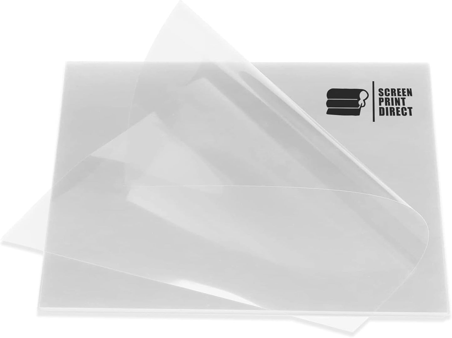 Ecotex® Plastisol Transfer Film Hot/Cold Peel (100 Sheets - 15 X 15 Inch) - Heat Press Plastisol Transfer Film on T Shirts and Garments - Iron on Transfer Paper and Dark Fabric